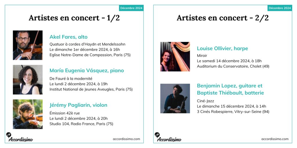 Actualités des professeurs - Décembre 24