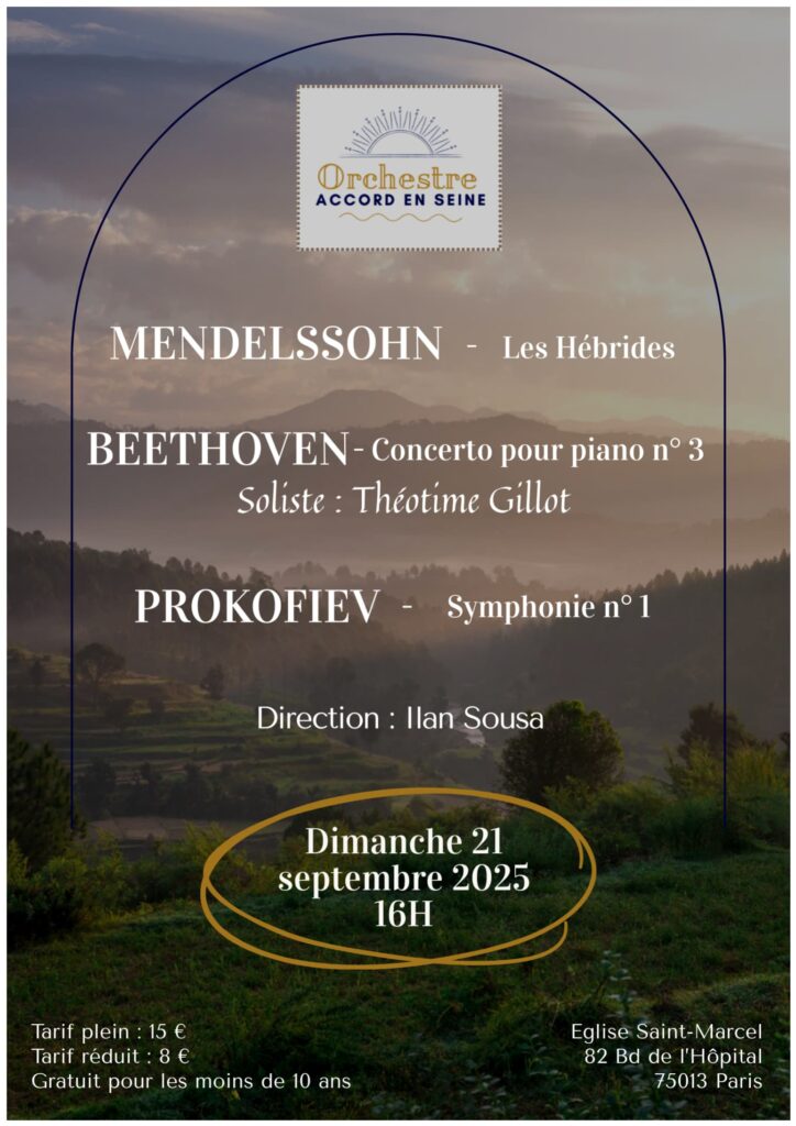 Lillie Daniel - Orchestre Accord en Seine - Septembre 2026