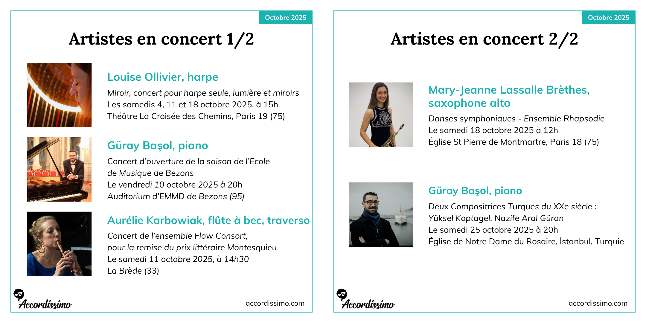 Actus des profs - Octobre 25