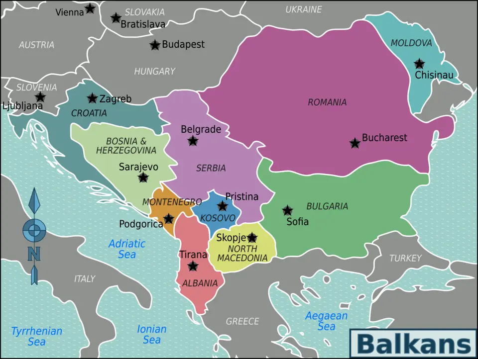 Région des Balkans