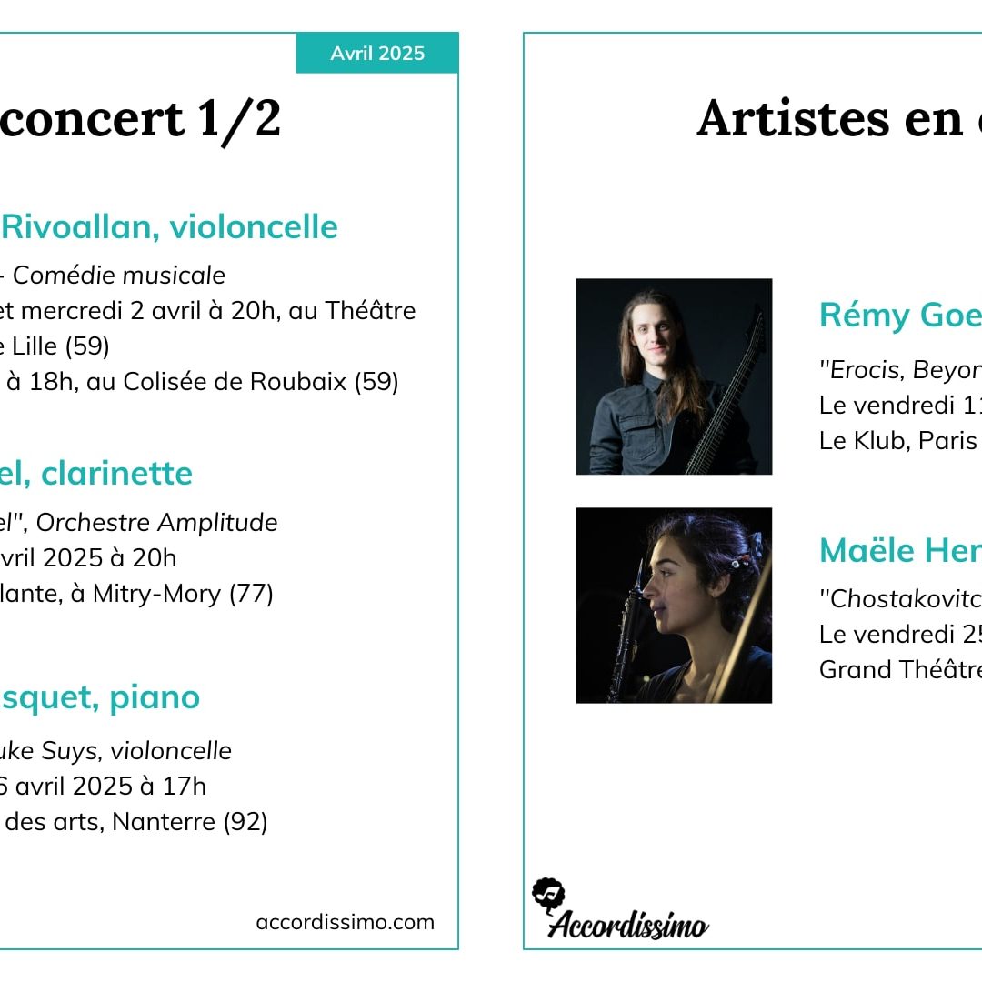 Actus des profs - Avril 25